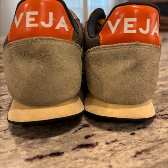 Veja Rio Branco Ripstop Kaki Black Trainers Sneakers - Picture 5 of 8